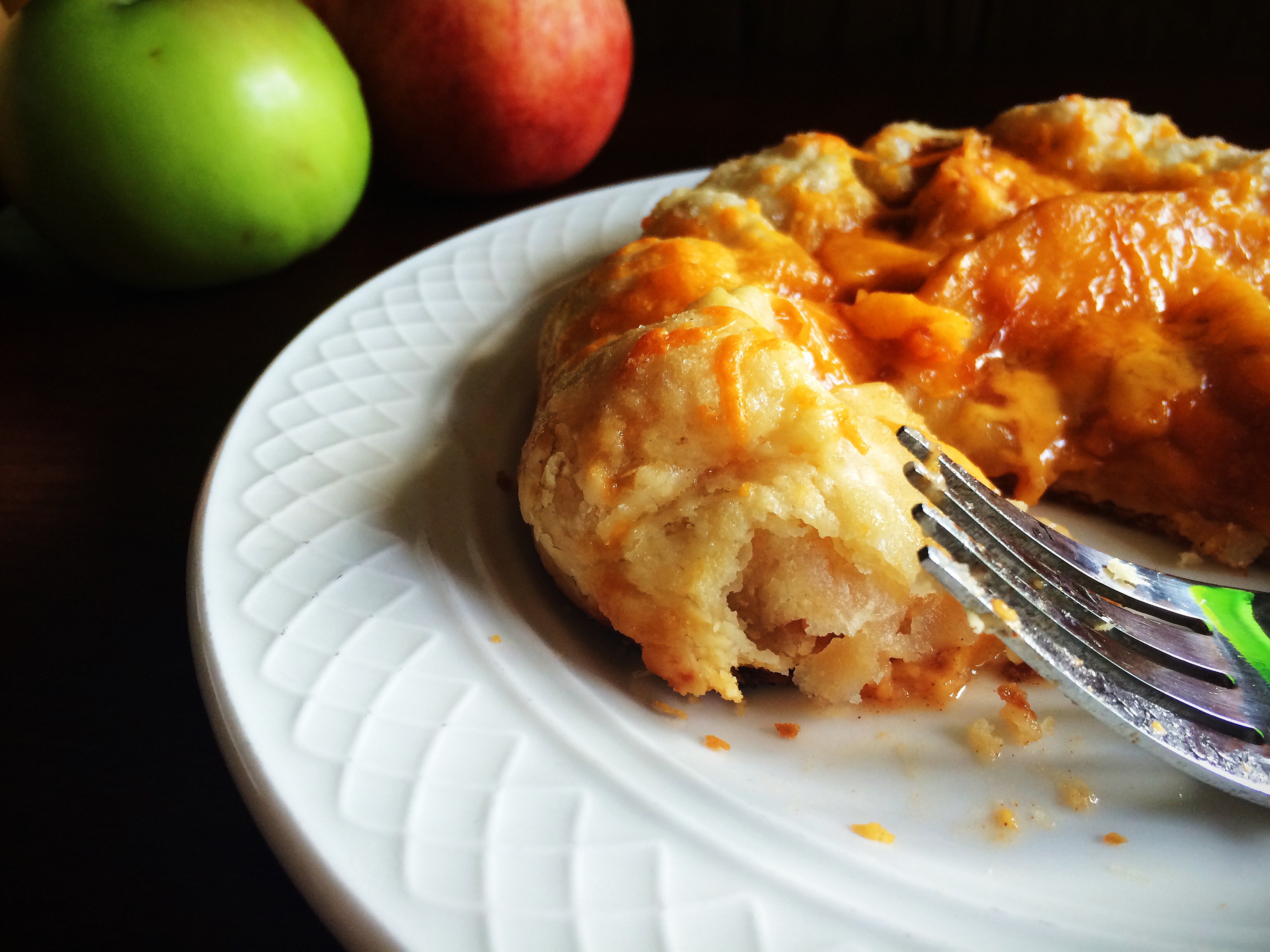 Apple Cheddar Galette
