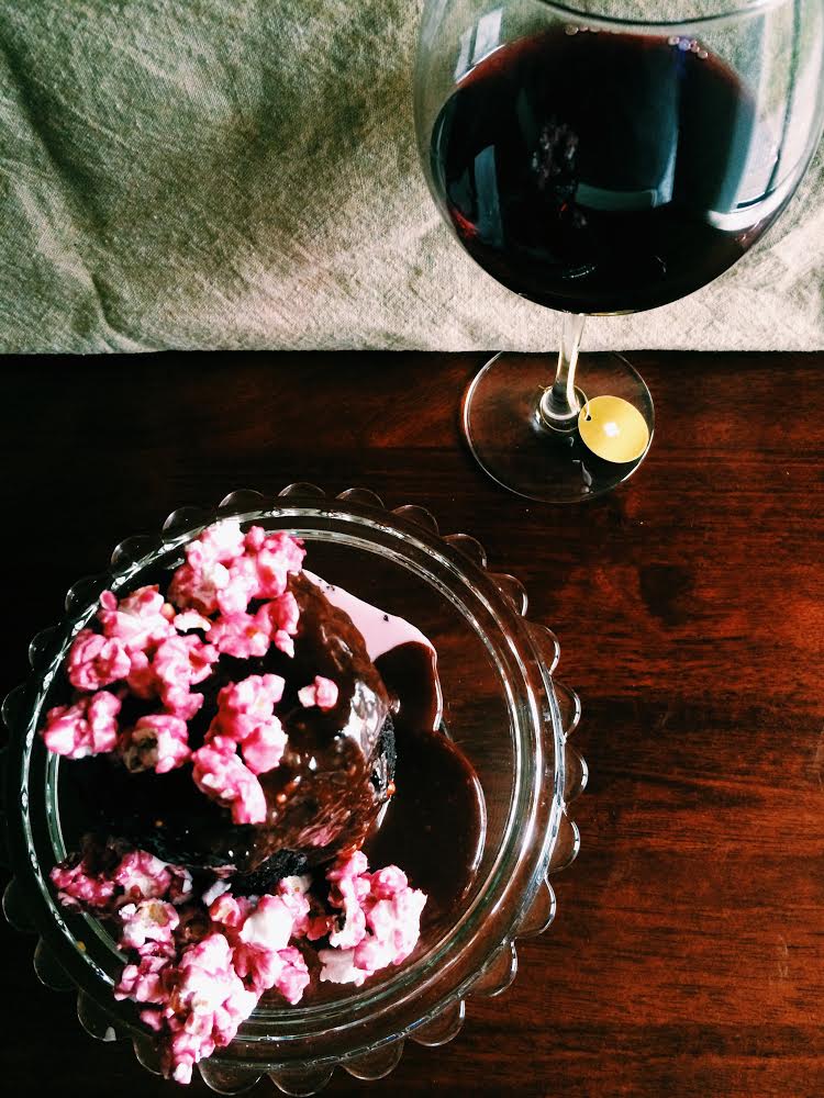 Red Wine Chocolate Birthday Cake + Pittsburgh