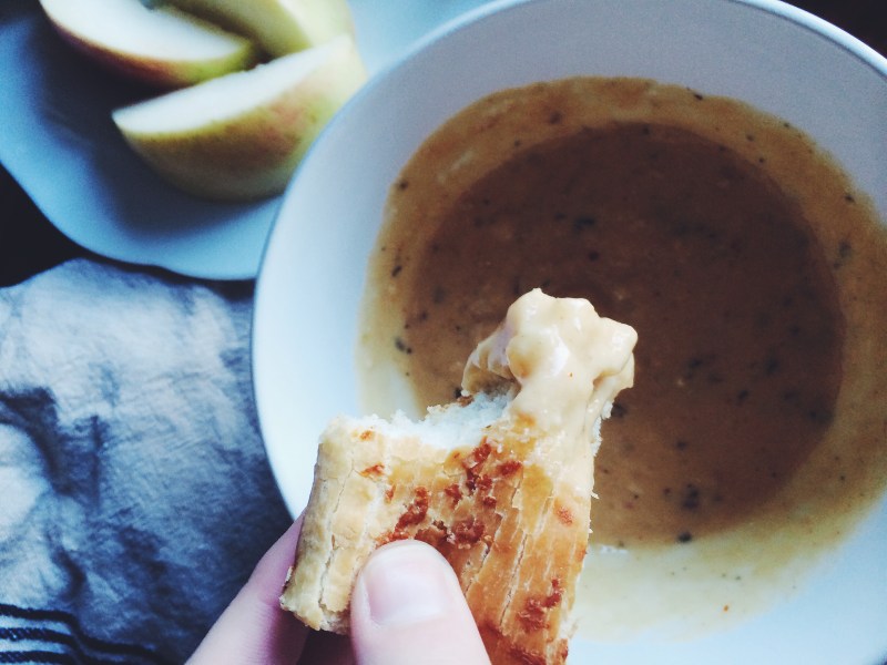 Focaccia & New England Fondue