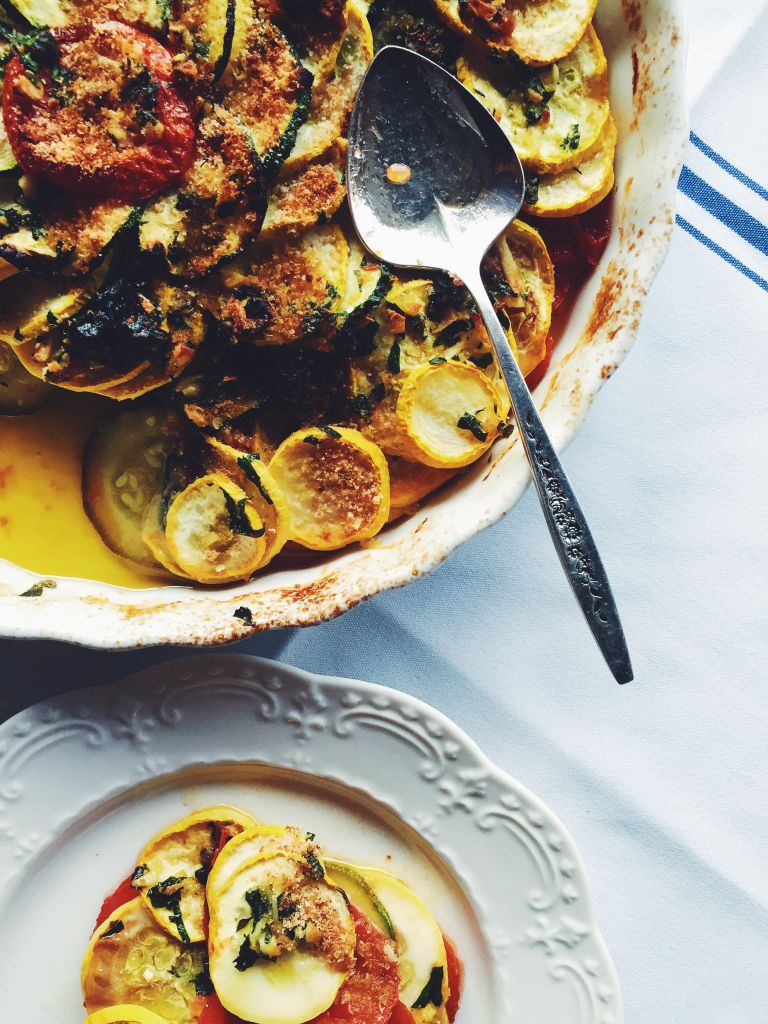 Squash and Tomato Tian + The Broad Fork