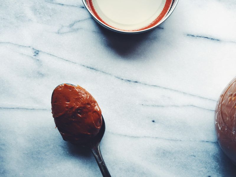 Caramelized White Chocolate + Salted Blondies
