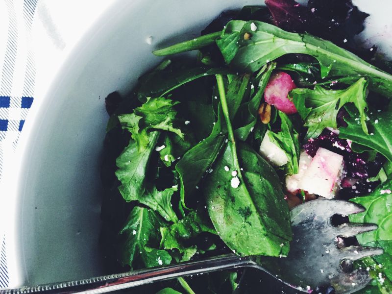 Roasted Beet, Pear, and Feta salad
