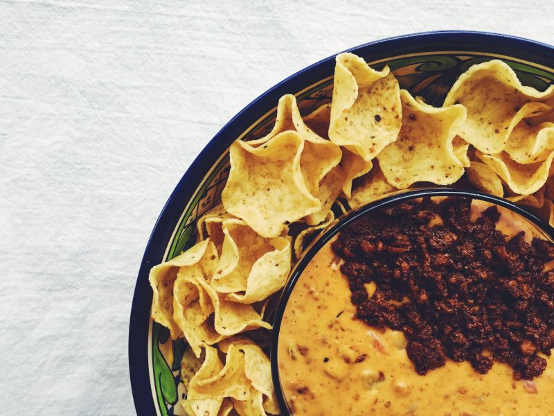 Homemade Mexican Chorizo + Queso Dip
