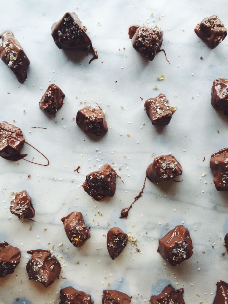 Chocolate-Covered Honeycomb Candy