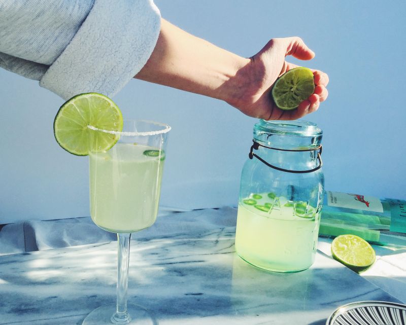 Wine Wednesday + Jalapeño Moscato Margarita