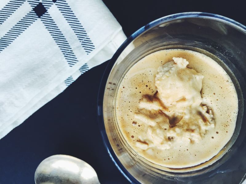 In Appreciation of Gelato + Salted Butterscotch Bourbon Affogato