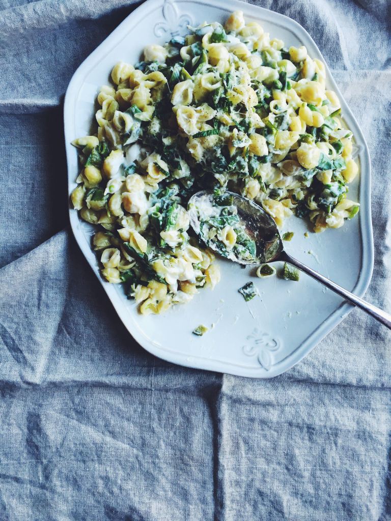 Lemon Ricotta Snap Pea Pasta + Homemade Ricotta