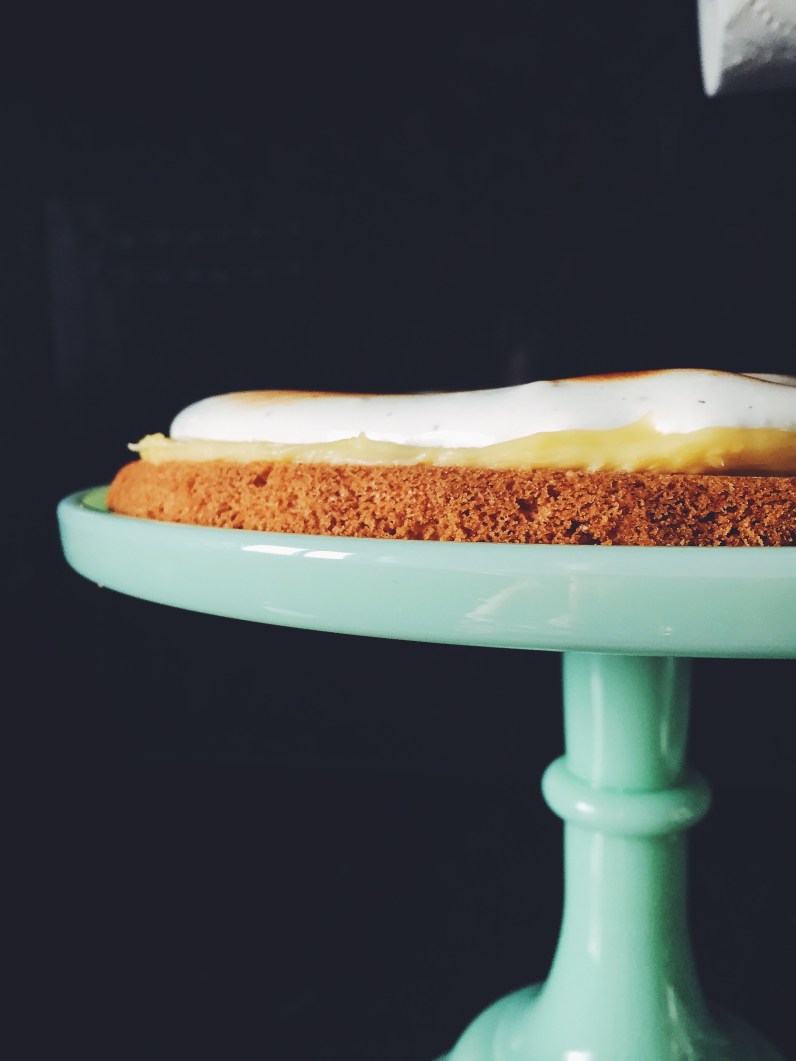 Grapefruit Curd and Black Pepper Meringue Crème Tart