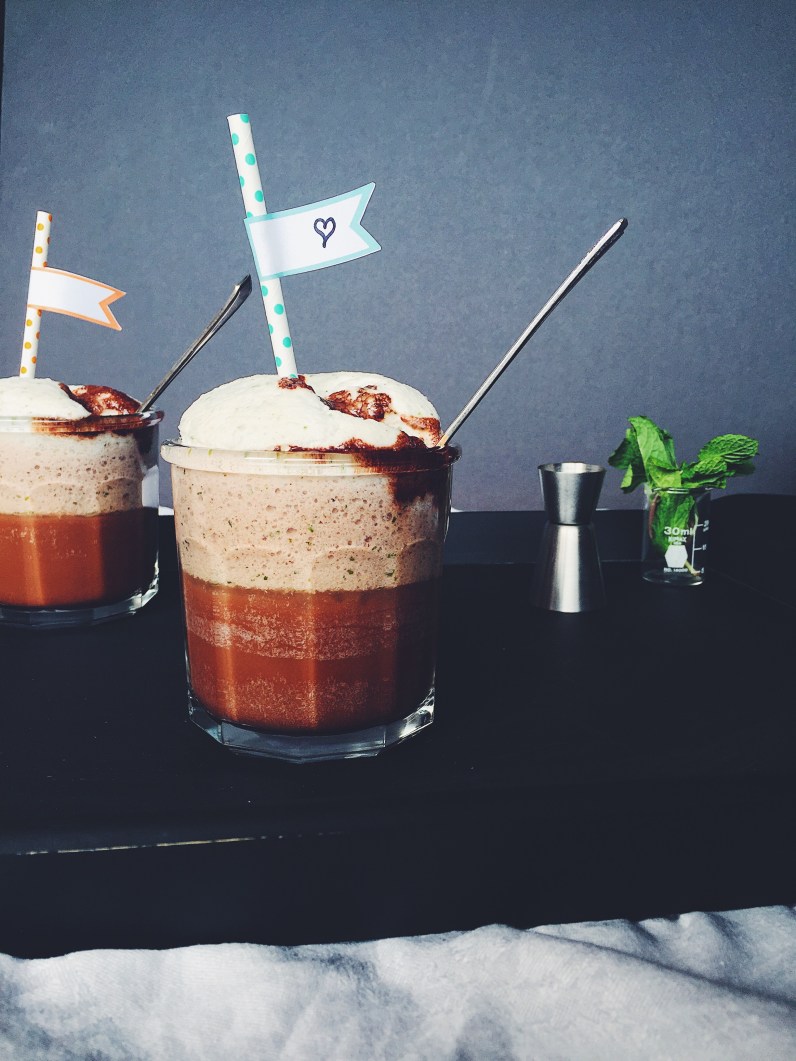 Mint Chocolate Coconut Egg Cream