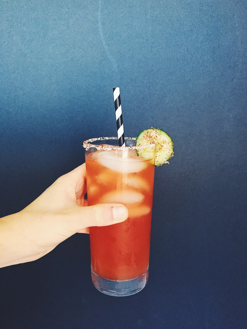 Michelada + Clam Juice Tidbits