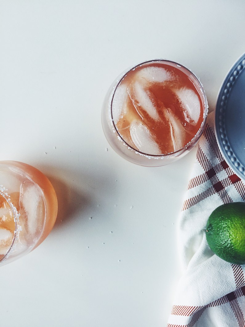 Wine Wednesday + Ginger Rosé Margarita