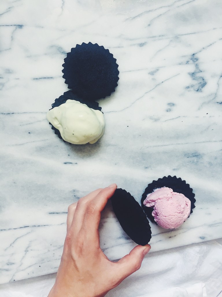 Ice Cream Sandwiches + Black Cocoa