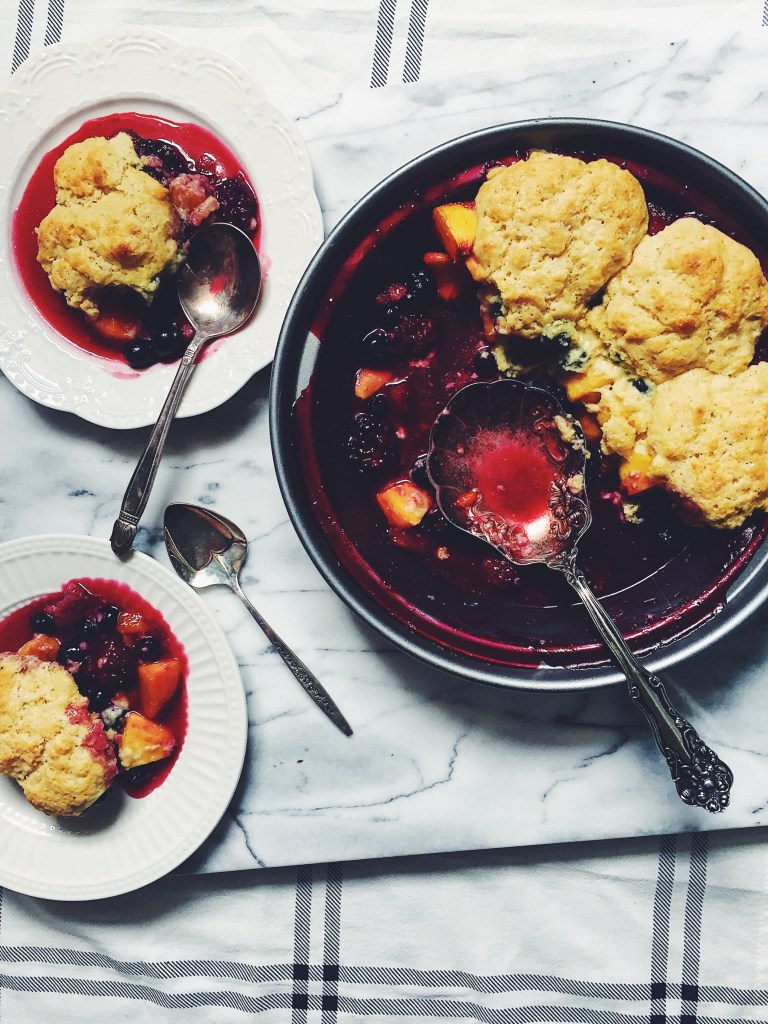 Summer Fruit Cobbler