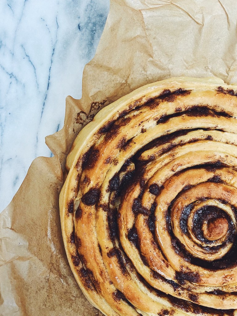 Giant Cardamom Cinnamon Roll